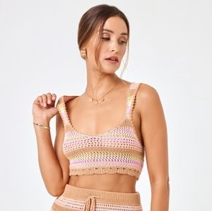 NTW Colorful Crochet Buena Vista Bralette L*Space Anthropologie